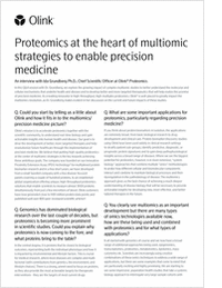 Proteomics at the Heart of Multiomic Strategies to Enable Precision Medicine