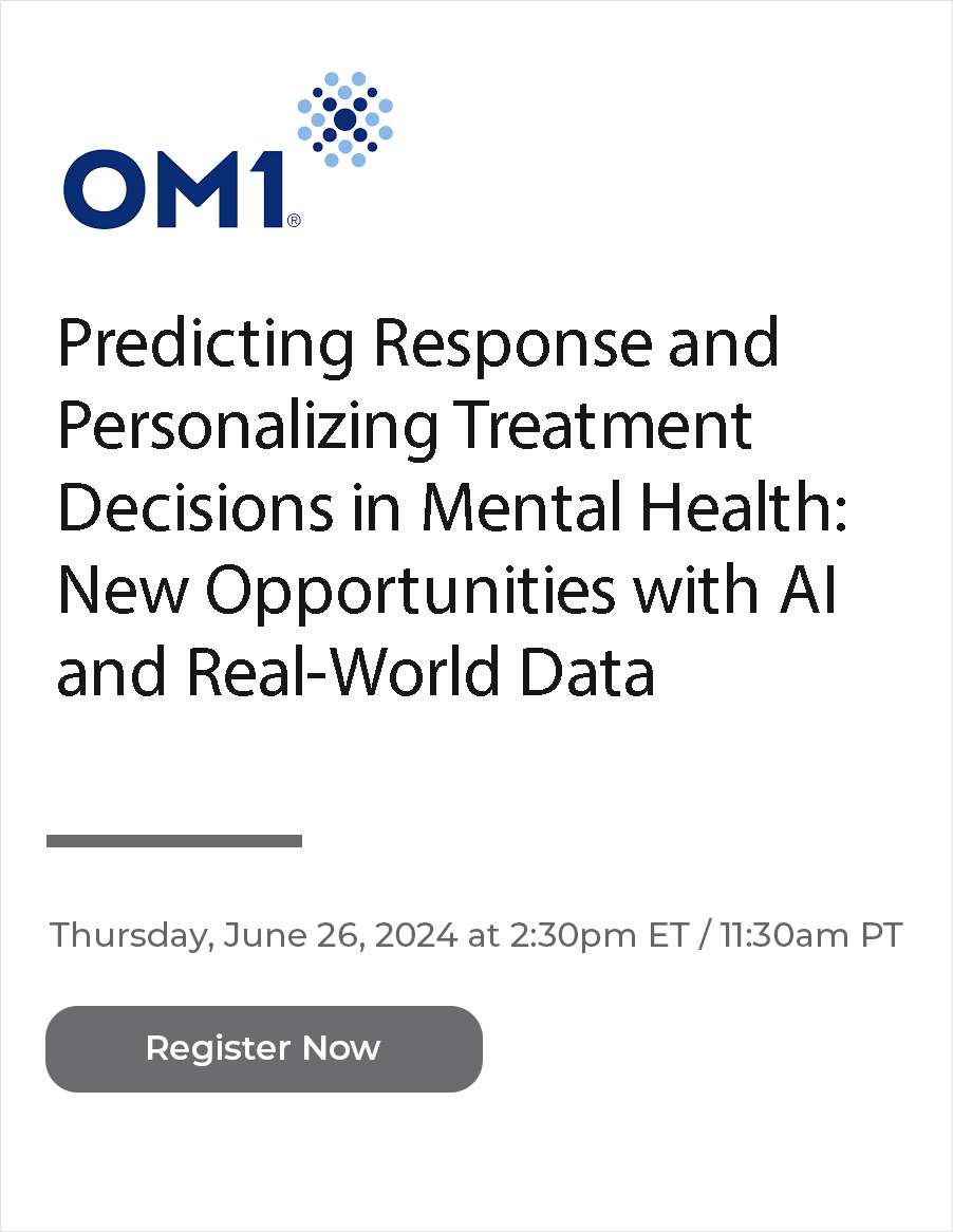 Predicting Response and Personalizing Treatment Decisions in Mental Health: New Opportunities with AI and Real-World Data