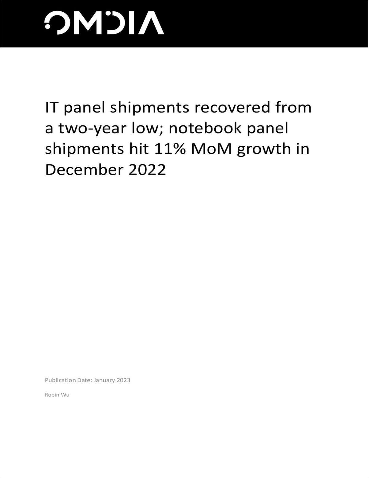 Panel Track Report (Jan 2023)