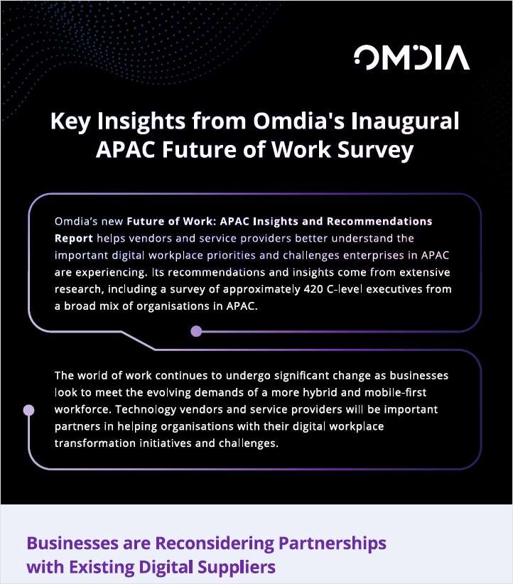 Omdia's APAC Future of Work Survey: Key Highlights
