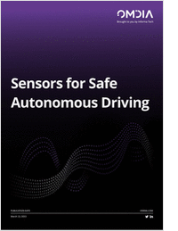 Sensors for Safe Autonomous Driving