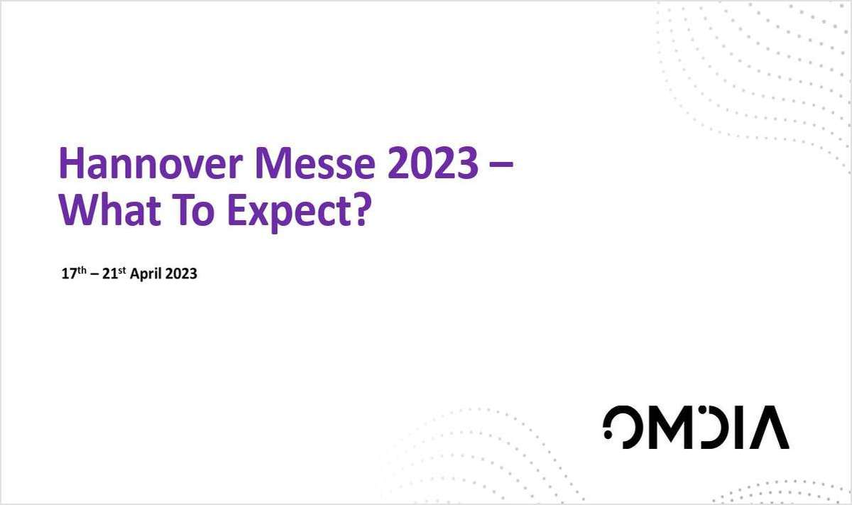 Hannover Messe 2023 -- What To Expect?