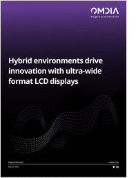 Hybrid environments drive innovation with ultra-wide format LCD displays