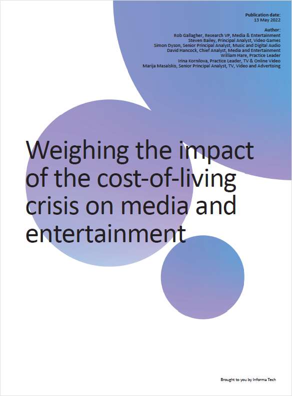 Weighing the impact of the cost-of-living crisis on media and entertainment