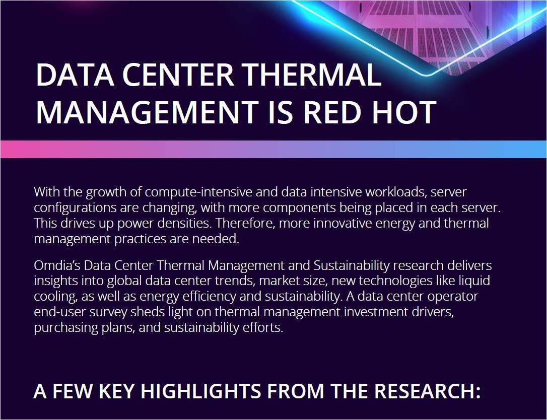 Data Center Thermal Management & Sustainability Trends