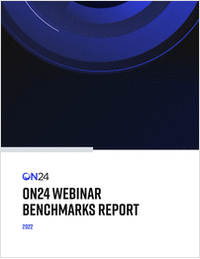 ON24 Webinar Benchmarks Report 2022