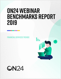 Webinar Benchmarks Report for Financial Services 2019