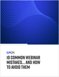 10 Common Webinar Mistakes and How to Avoid Them