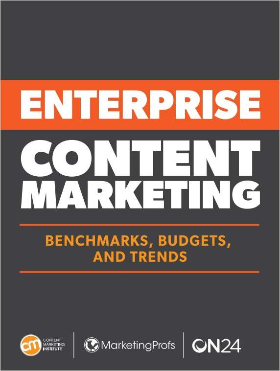 Enterprise Content Marketing: Benchmarks, Budgets and Trends