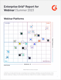 G2 Enterprise Grid® Report for Webinar Software - Summer 2023