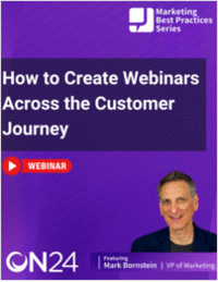 How to Create Webinars Across the Customer Journey