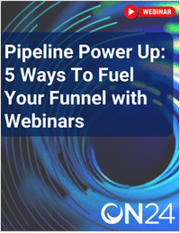 Pipeline Power Up: 5 Ways To Fuel Your Funnel with Webinars