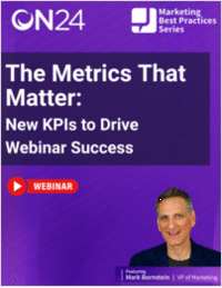The Metrics That Matter: New KPIs to Drive Webinar Success