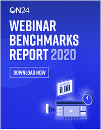 ON24 Webinar Benchmarks Report 2020