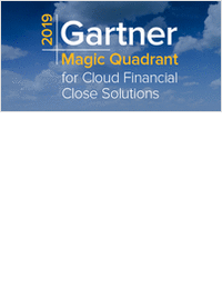 2019 Gartner Cloud Financial Close Magic Quadrant