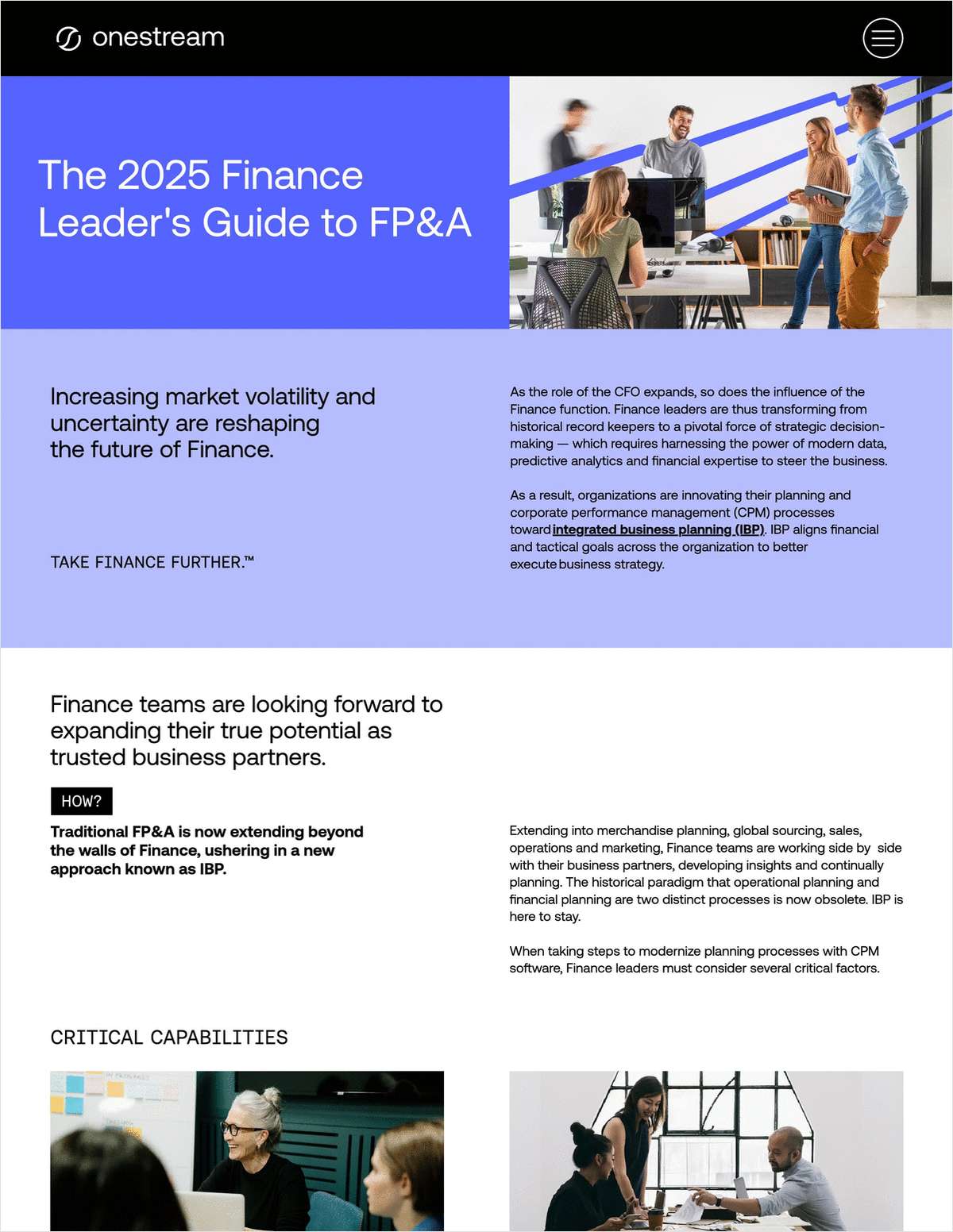 The 2025 Finance Leader's Guide to FP&A
