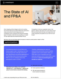 The State of AI and FP&A