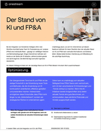 Der Stand von KI und FP&A