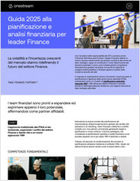 Guida 2025 del Finance Leader a FP&A