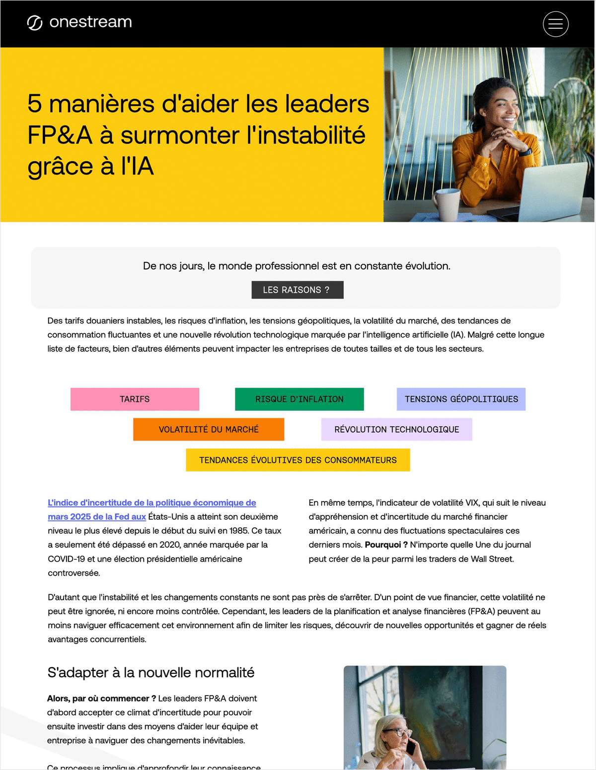 5 manières d'aider les leaders FP&A à surmonter l'instabilité grâce à l'IA