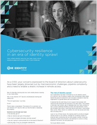 Cyber resilience in the era of identity sprawl.