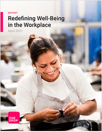 Redefining Well Being in the Workplace