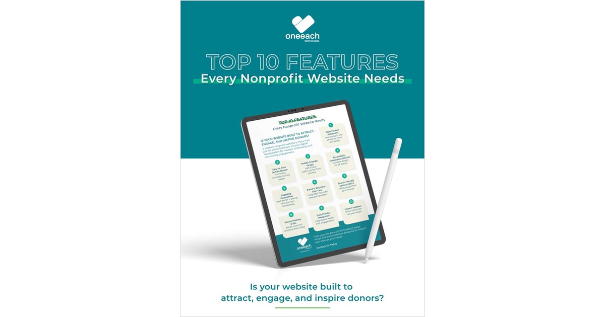 Top 10 Features Every Nonprofit Website Needs