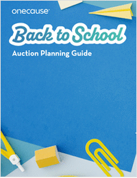 Back to School Auction Planning Guide