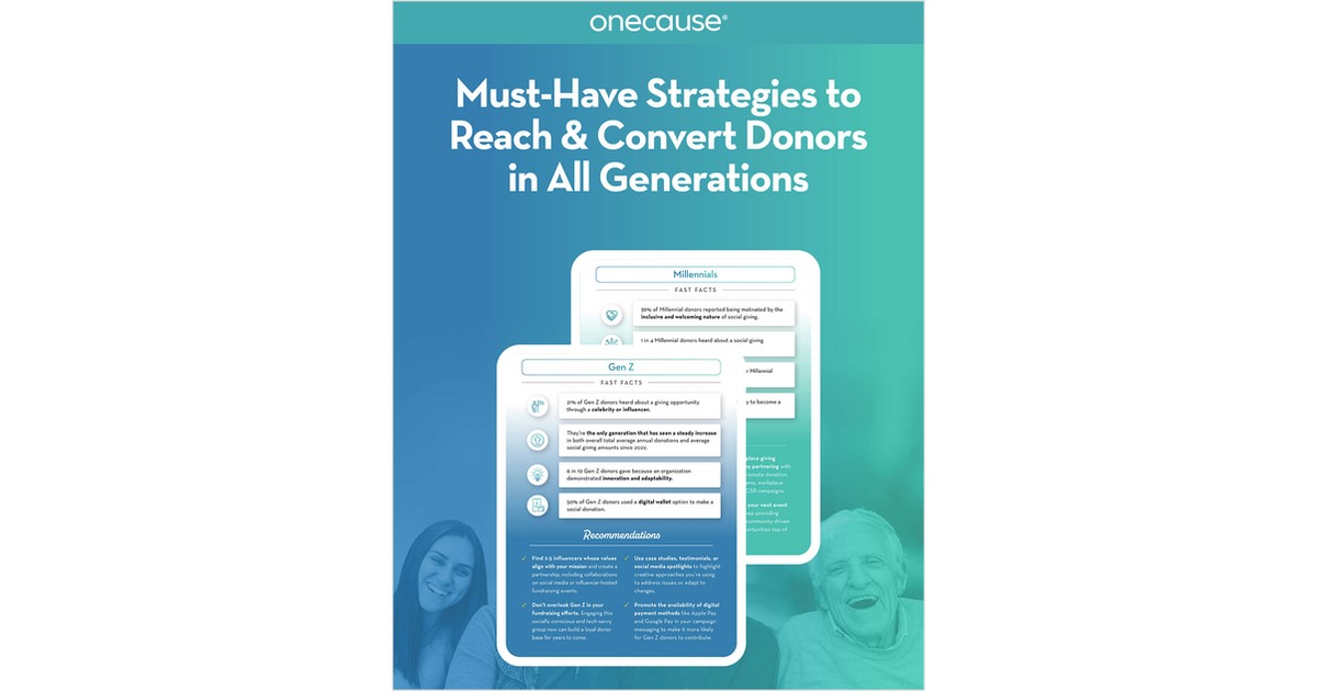 Must-Have Strategies to Reach & Convert Donors in All Generations