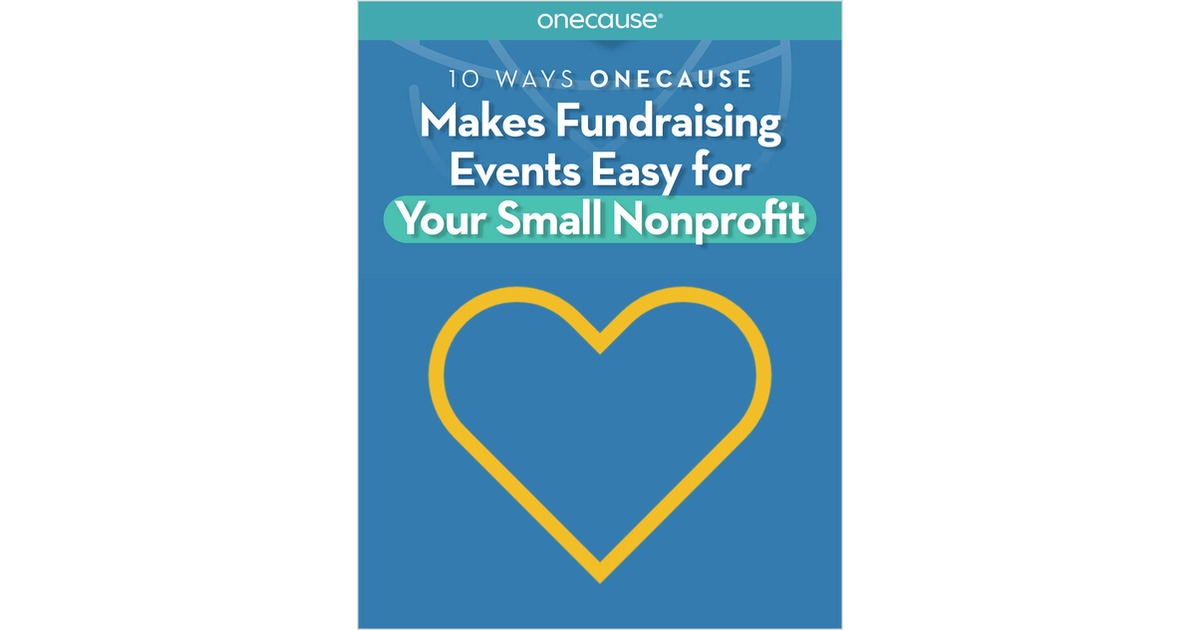 10 Ways OneCause Makes Fundraising Events Easy for Your Small Nonprofit