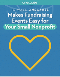 10 Ways OneCause Makes Fundraising Events Easy for Your Small Nonprofit