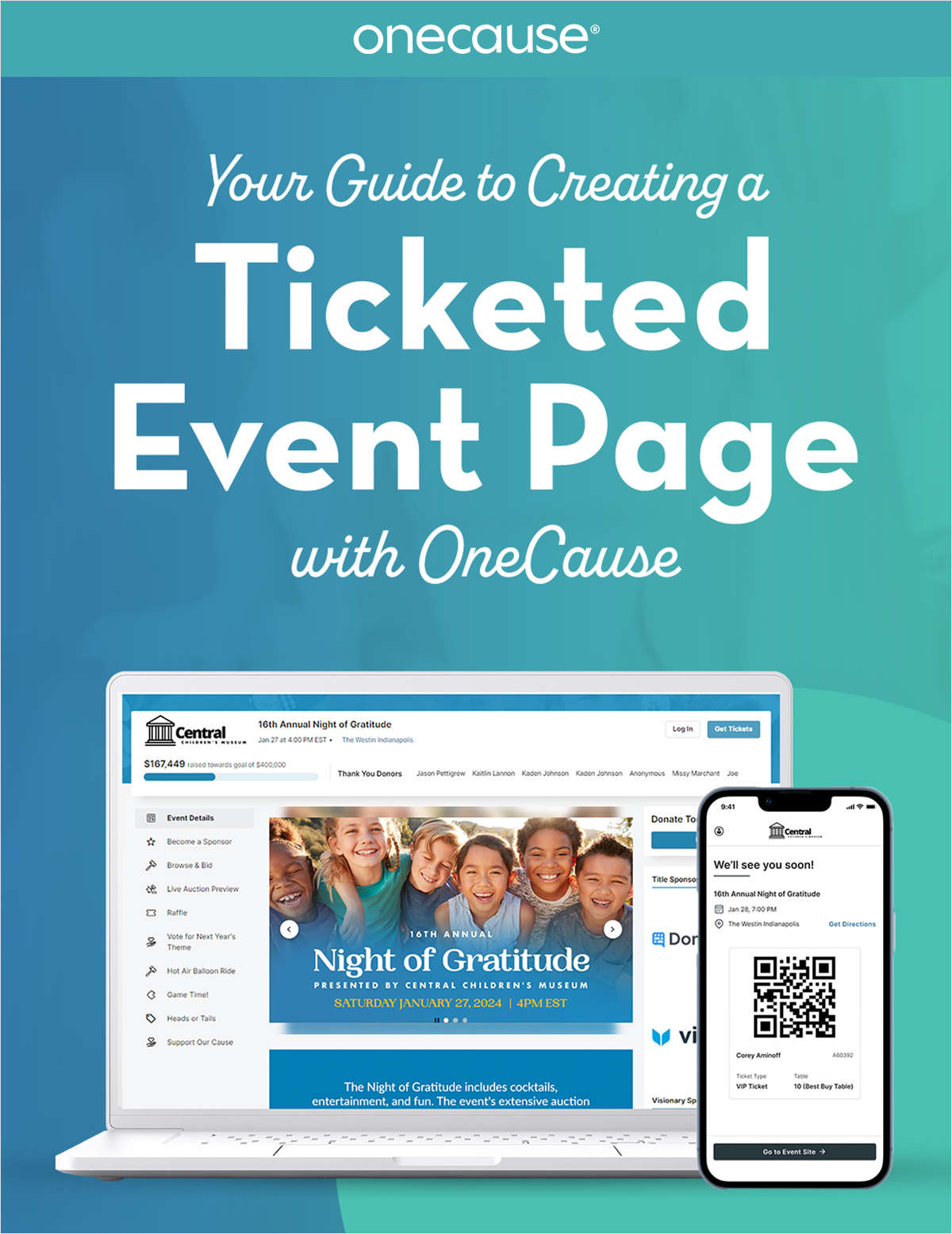 Your Guide to Creating a Ticketed Event Page with OneCause