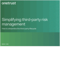 Simplifying Third-party Risk Management