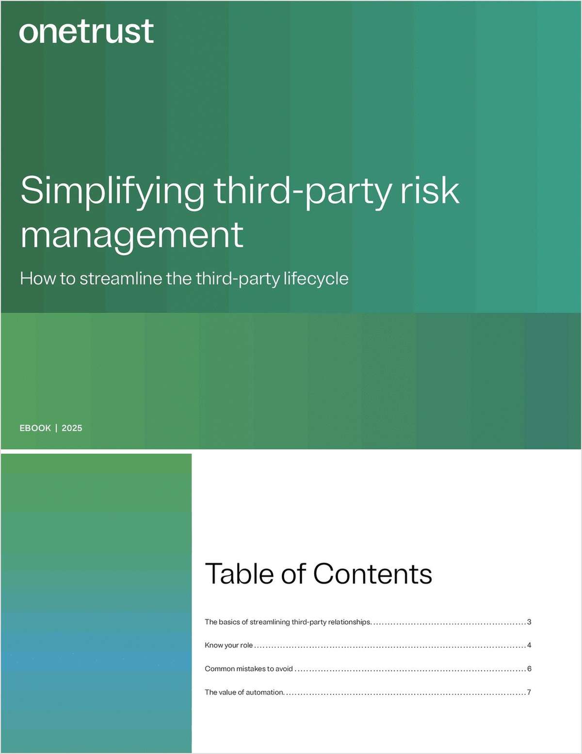 Simplifying Third-party Risk Management