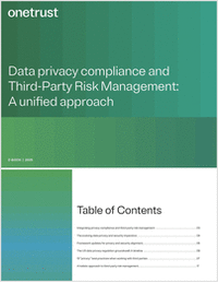 Data Privacy Compliance and Third-Party Risk Management: A Unified Approach