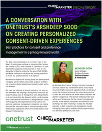 A Conversation With OneTrust’s Arshdeep Sood on Creating Personalized Consent-Driven Experiences