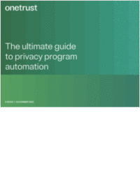 The Ultimate Guide to Privacy Program Automation