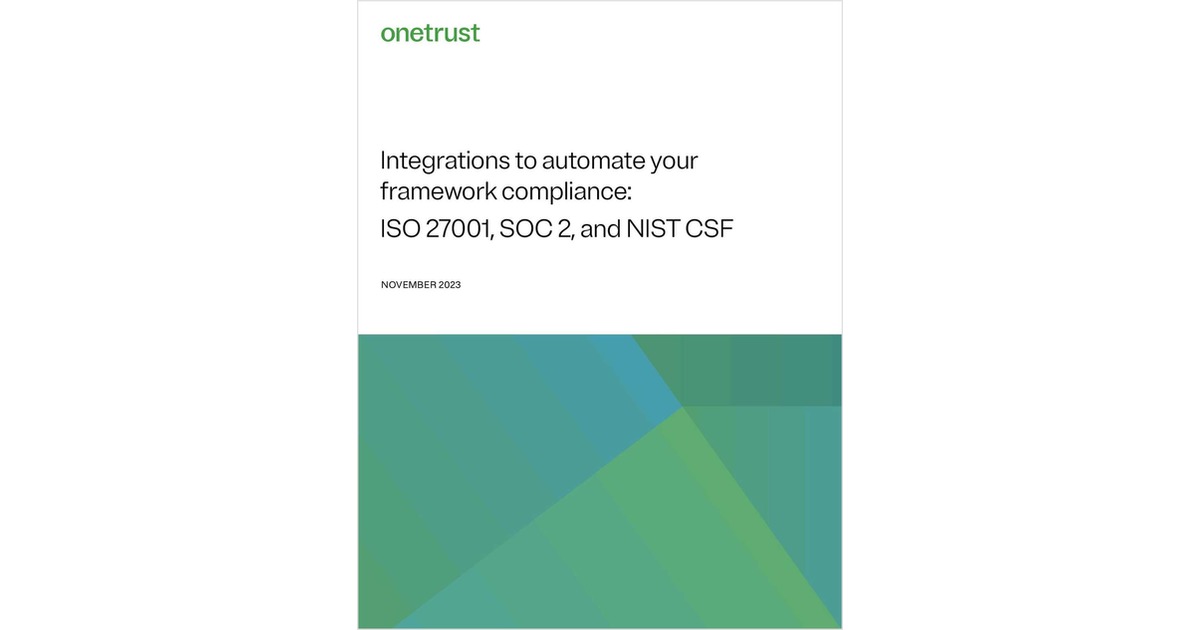 Integrations to automate your framework compliance: ISO 27001, SOC 2, and NIST CSF Free Infographic - Vimarsana News