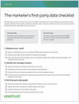 The Marketers First-Party Data Checklist