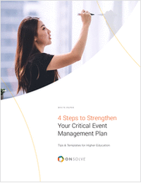4 Steps to Strengthen Your Critical Event Management Plan
