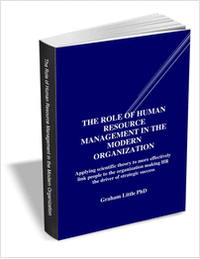 The Role of Human Resource Management in the Modern Organization