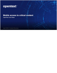 Mobile Access to Critical Content