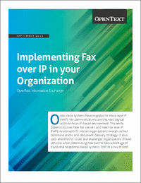 Implementing Fax over IP in Your Organization