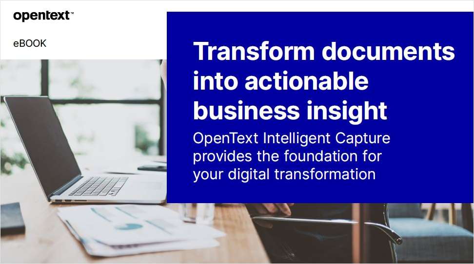 Transform Documents into Actionable Business Insight