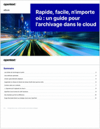 Rapide, facile, n'importe où : un guide pour l'archivage dans le cloud