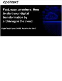 Create a Clean Data Footprint and Reduce Risk and Complexity with Smart Cloud Archiving