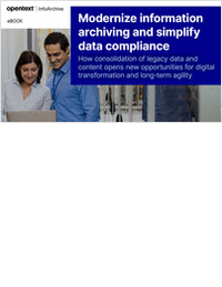 Modernize Information Archiving and Simplify Data Compliance