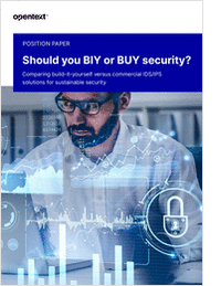 Should you BIY or BUY Security?
