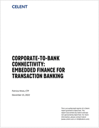 Corporate-to-Bank Connectivity: Embedded Finance for Transaction Banking