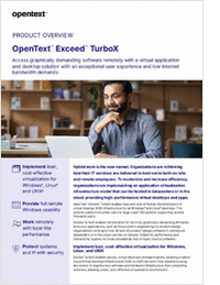 OpenText Exceed TurboX Product Overview